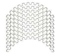 UKCOCO Ressorts de Canapé Serpentin 50 Cm Clips à Ressort pour Réparation Meuble Pièces de Rechange pour Fauteuils Inclinables et Mobilier de Jardin Silencieux et Solide