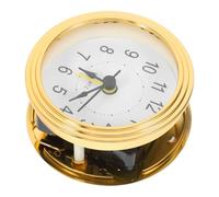 UKCOCO Réveil Senior Horloge à Quartz Vintage en Abs, Bouton de Retard D’Alarme, Pose Polyvalente, pour Bureau et Projets DIY, Style Élégant