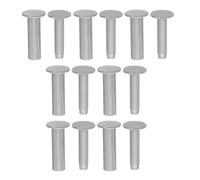 UKCOCO Rivets de Serrage Robustes en Acier Inoxydable 1,4 Cm, 7 Paires pour Fixations de Manches de Couteaux Cuisine en Bois, Épingles à Poignée pour Coutellerie, Kit Bricolage Chef,