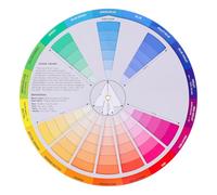UKCOCO Roue de Couleurs Nuancier Mélange Apprentissage Couleur Outil Visuel pour Artistes et