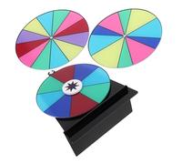 UKCOCO Roue de Fortune Effaçable à Sec avec Disques Colorés et Mécanisme de Rotation pour Réunions Fêtes et Activités Équipe