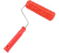 UKCOCO Rouleau à Peinture pour Décoration Murale avec Texture en Caoutchouc, Rouleau Encreur 18 Cm, Embossage Clair sans Bavure, pour Bois DIY