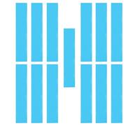 UKCOCO Ruban Adhésif Double Face pour Poignée de Golf 13 Pièces 25,3 X 5,5 CM Bleu Ciel, Bandes Adhésives Résistantes aux Intempéries, Kit de Regrippage Compatible pour Entretien et