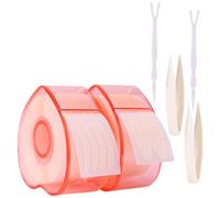 UKCOCO Ruban Adhésif Double Paupière en Dentelle Cœur, 2 Pcs Invisibles sans Traces, Autocollants Rehaussants pour Paupières, Utilisation Facile Lifting des Yeux au Quotidien