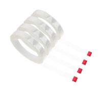 UKCOCO Ruban Adhésif Floral Étanche Pet et Silicone Compatible Large 4 Rouleaux pour Tiges Délicates pour Création de Bouquets et Décorations Festives