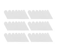 UKCOCO Ruban Adhésif pour Ongles en Tissu de Soie Blanc 6 Feuilles Renforcement des Ongles Naturels Adhère aux Courbes Manucure Élégante