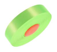 UKCOCO Ruban de Signalisation Fluorescent Vert Clair Réutilisable sans Laisser de Résidu en Polyester 3cm X 91m, Non Adhésif pour Délimitation et Zones Dangereuses