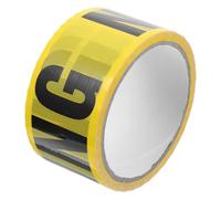 UKCOCO Ruban de Signalisation Multifonction Jaune en Papier Adhésif pour Délimiter Zones Interdites et Décoration de Fête