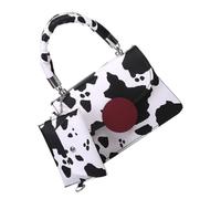 UKCOCO Sac Femme Bandoulière Vintage Petit Sac Carré PU Grand Compartiment Pratique pour Téléphone et Portefeuille Mode Femme
