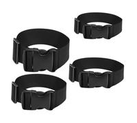 UKCOCO Sangles De Maintien des Bagages Et Paquet Banane Réglables en Nylon Boucles Robustes, Lot De 4 Tailles Variées, pour Voyages, Randonnée Et Activités Extérieures