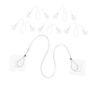 UKCOCO Sangles de Sécurité pour Meubles Bébé Kit 6 Pièces Adhésif Anti-basculement Réglable Fixation Murale Douce pour Commode et Bibliothèque Protection Garçon et Filles et Animaux