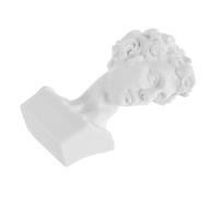 UKCOCO Sculpture Miniature Buste Grec Blanc Décor Maison Bureau Élégant Ornement Micro Art pour Collectionneurs