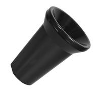 UKCOCO Seau à Vin Crachoir Rond Petit Format 16,5x12,1x12,1 Cm Plastique Noir Multifonction Conservez Glaçons Bière Cocktail pour Bar Karaoké Fête