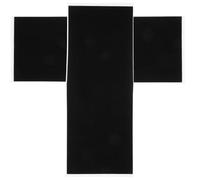 UKCOCO Semelles Antidérapantes pour Chaussures Casual en Pvc Noir, Autocollantes et Résistantes à L'usure, Épaisseur 1,1 Mm, Lot de 2 Pièces pour Protection
