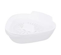 UKCOCO Séparateur Blanc Dœuf et Cuiseur Vapeur Micro Ondes Assiette Vapeur pour Œufs Tendres et Nutrition Préservée Outil Cuisine Pratique et Facile à Nettoyer pour Usage Domestique