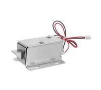UKCOCO Serrure Électrique Compacte à Solénoïde 12v 0,6a pour Tiroir et Kiosque Automatisé, Corps Métallique Profil Bas Boulon Biseauté pour Automatisation Industrielle