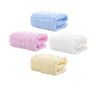 UKCOCO Serviettes en Coton Douces et Réutilisables pour Bébé Six Couches Lot de 4 Toilette Fêtes de Naissance