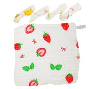 UKCOCO Serviettes pour Bébé Ultra 5Pcs Moufles de Toilette en Mousseline Absorbantes Confortables Coton Peau Sensible Motifs Variés