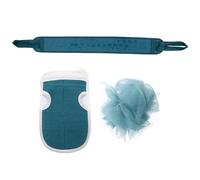 UKCOCO Set de 3 Pièces Serviette de Bain en Fibre Végétale Moufles Exfoliants Pratiques pour Nettoyer les Pores et Facile à Ranger, Famille Garçon et Filles