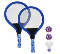 UKCOCO Set de Badminton Garçon Fille et Confortable avec Raquette Tissu et Balle EVA Sportif pour Garçons et Filles Jeu Extérieur pour Coordination et Interaction Familiale