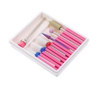 UKCOCO Set de Forets Haute Résistance et Performance de Coupe pour Clous en Acier Tungstène et Céramique pour Manucure et Pédicure Professionnelle