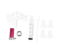 UKCOCO Set de Moules à Lèvres DIY Silicone pour Cosmétiques Kit Fabrication Lèvres avec Support Anneau Aluminium et Outil de Démoulage pour Maquillage Maison