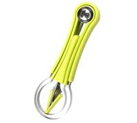 UKCOCO Set de Outils Découpe Fruits Acier Inoxydable Cuillère à Melon Ergonomique Éplucheur de Légumes Outil de Décoration pour Salades et Plateaux Vert