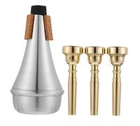 UKCOCO Set de Sourdines pour Trompette Accessoire de Remplacement Pratique pour Débutants et et Lisse Ensemble