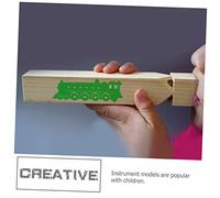 UKCOCO Sifflet Musical en Bois pour Garçon et Filles Jouet Éducatif Sifflet de Train Instrument de Musique Jouet Développement 1 Pièce
