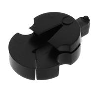 UKCOCO Sourdine de Violon en Caoutchouc Tourte, Silencieux D'entraînement Noir, Compacte, Installation Simple, pour Violon et Petit Alto, Débutants et Professionnels