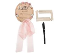 UKCOCO Souvenirs De Nouveau-Né Panneau De Naissance Panneaux De Nom De Bébé Pour Chambre D'Enfant Décoration Murale Pour Nouveau-Né Panneau D'Annonce De Nom De Bébé
