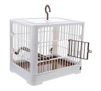 UKCOCO Stand De Perche D'oiseau Cage Porte-Oiseaux Cage à Oiseaux avec Poignée Porteurs d'oiseaux Stand D'oiseau Pigeon Transporteur De Perroquet Café Abdos