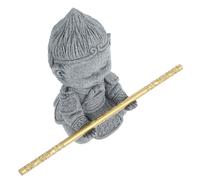 UKCOCO Statue du Roi Singe Sun Wukong en Poudre de Pierre, Sculpture Artistique Détaillée pour Décoration Maison et Aquarium, Présent Déco Unique et Élégante