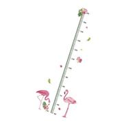 UKCOCO Sticker Mural de Croissance pour Garçon et Filles en Pvc Vert Animaux Cartoon, Règle de Mesure Imperméable et Créative pour Chambre ou Salon