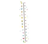 UKCOCO Sticker Mural de Mesure de Hauteur avec Motif Animal de Dessin Animé pour Chambre Garçon Fille Autocollant de Mesure Toise