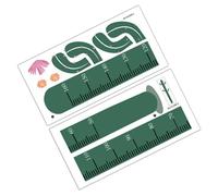 UKCOCO Sticker Mural Toise Hauteur Autocollant Cactus Autocollant Mural Mesure De Croissance Pour Garçon Fille Décoration Chambre Enfantuve