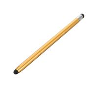 UKCOCO Stylet Capacitif pour Écran Tactile Stylo Métallique Rond Doré pour Tablette et Smartphone Écriture Fluide Compatible Appareils Capacitifs
