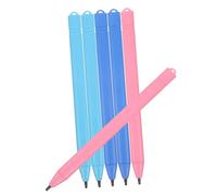 UKCOCO Stylets Universels pour Tablette LCD 4,8 Pouces, Lot 6 Pcs Bleu, Rose, Bleu Clair, Stylet D'écriture Portable pour Tablette Tactile Et Tableau Blanc, Accessoire Pratique Et Léger