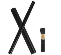 UKCOCO Stylo à Barbe Double Tête avec Pinceau, Crayon de Barbier en Couleur Brun Foncé, Outil de Soin Moustache pour Hommes, Kit Coiffant Précis pour Barbe et Moustache, Application