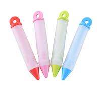 UKCOCO Stylo à Douille Multifonction en Silicone 16 Pièces, Crayons De Décoration De Gâteaux Colorés, Pompe à Crème Alimentaire, Outil Pâtisserie pour Gâteau, Biscuit Et Chocolat