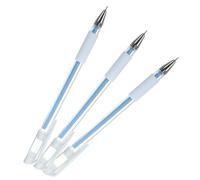 UKCOCO Stylo de Microblading Imperméable pour Marquage Permanent des Sourcils, Plastique Bleu, Lot de 3, Facile à Utiliser pour Tatouage et Chirurgie
