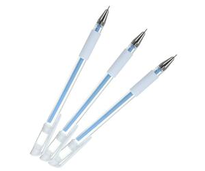 UKCOCO Stylo de Microblading Imperméable pour Marquage Permanent des Sourcils, Plastique Bleu, Lot de 3, Facile à Utiliser pour Tatouage et Chirurgie