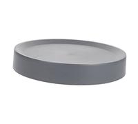 UKCOCO Support à roulettes pour Plantes 26 Cm Plateau Mobile - Chariot pour Jardinière, Déplacement Aisé, Adapté Intérieur Extérieur, Balcon Et Bureau Gris Foncé