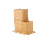 UKCOCO Support Couteaux Écologique Rack de Rangement Stable Antidérapant Organiseur de Cuisine pour Couteaux Bloc Rangement Sécurisé