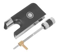 UKCOCO Support D'archet de Violon en Bois D'ébène avec Vis, Partie de Remplacement pour Violon et Violoncelle, Accessoire Professionnel pour Archet D'orchestre, Compatible Usage Concert