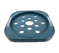 UKCOCO Support de Bonbonne Gaz Portable avec roulettes Plateau Rond Mobile pour Réservoir de Gaz Base Pratique et Sécurisée pour Cuisine et Barbecue