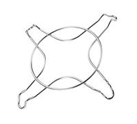 UKCOCO Support de Cuisinière à Gaz Acier Inoxydable Multifonction Rack Wok et Panier Vapeur Porte-lait Robuste et Facile à Nettoyer pour Cuisson Sûre et Rapide