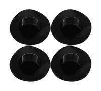 UKCOCO Support de Moteur de Kayak PVC 4 Pièces Siège de Support de Moteur de Bateau Noir Design de Montage Moteur Portable et Léger Accessoire pour Château Gonflable et Activités