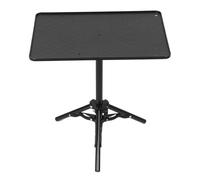 UKCOCO Support de Projecteur Pliable Réglable en Hauteur 55 Cm, Trépied Compact avec Plateau pour Projecteur et Ordinateur Portable, Étagère Tripode Stable pour Bureau et Table de