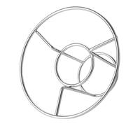 UKCOCO Support de Rôtissoire Acier Inoxydable Multifonction pour Poulet et Dinde Accessoire Barbecue Vertical pour Camping et Fours